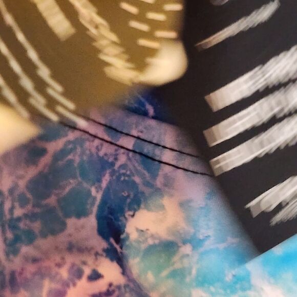 1X 14W 16W Torrid Purple Swimsuit One Piece Ocean Waves Active Athletic Coverage - Picture 5 of 9